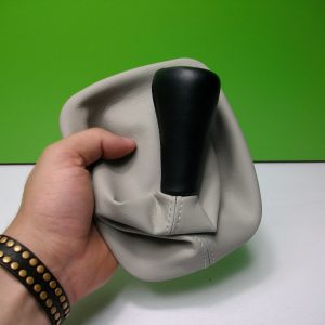 BMW E-46 kožica menjača (1998-2005) SIVA