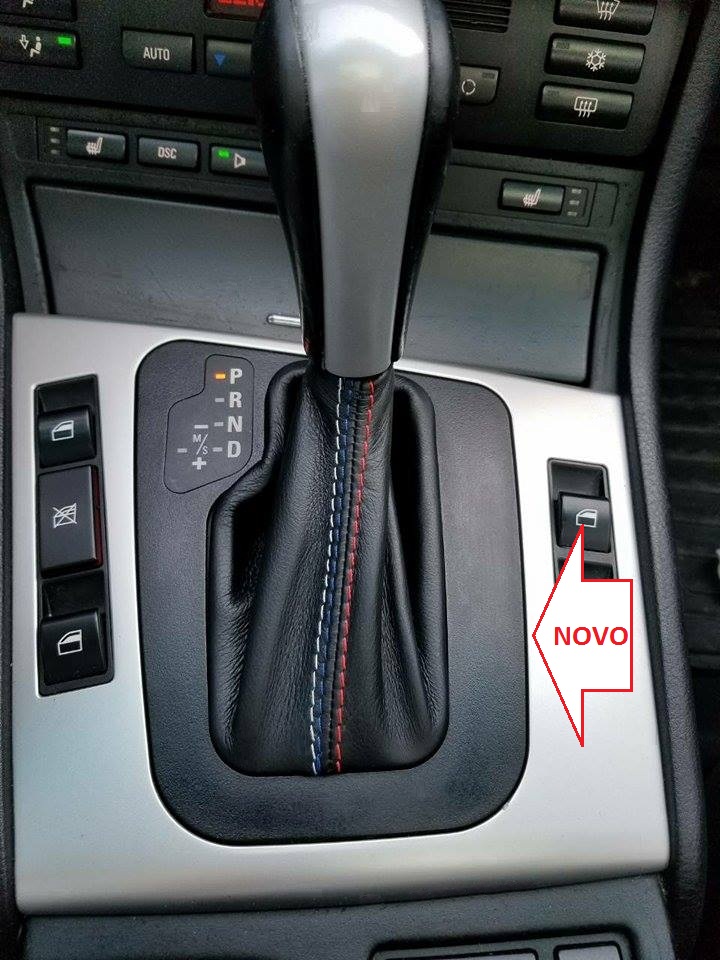 BMW E46 koža menjača i ručne (98-05) KOŽA- M POWER automatic - Slika 3