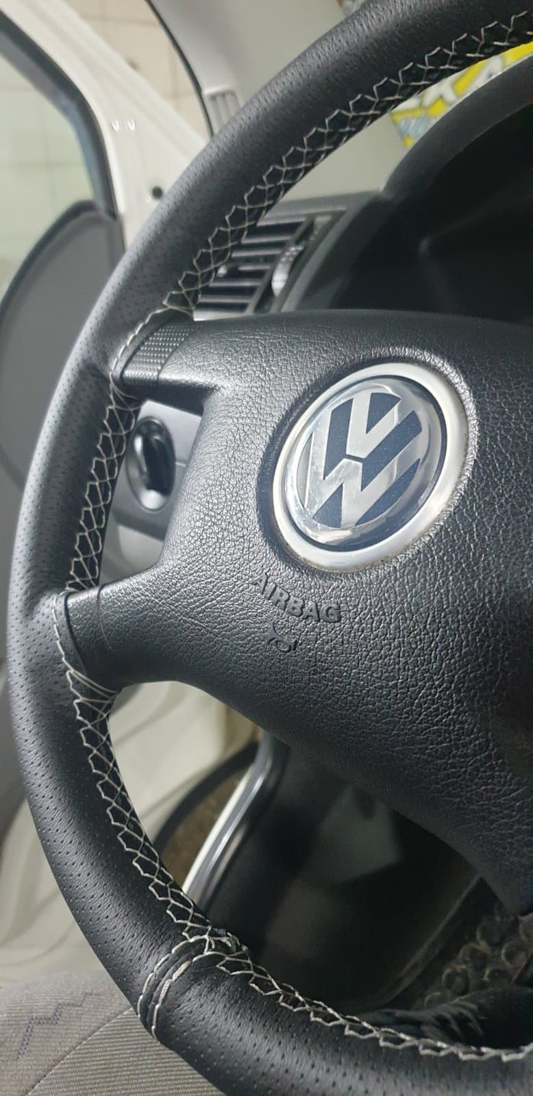 VW TRANSPORTER T5 obloga volana 100% perforirana KOŽA - NOVO - Slika 3