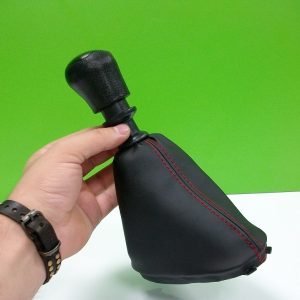 RENAULT CLIO 2 kožica menjača (2001-2009) NOVO crveni konac