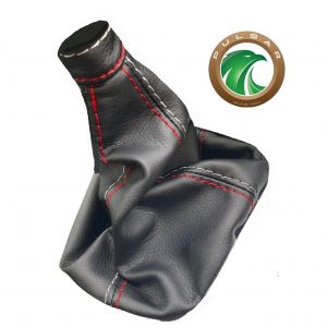 ALFA 156 kožica menjača (2003- ) crveno sivi konac - NOVO